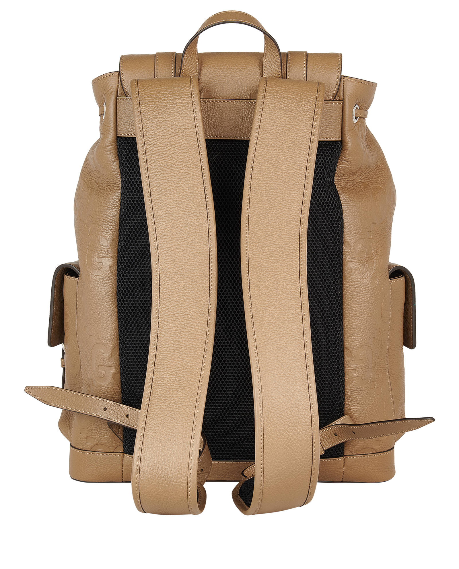 Jumbo GG Backpack, &pound;1,250, Handbags, Beige, Leather, Back view